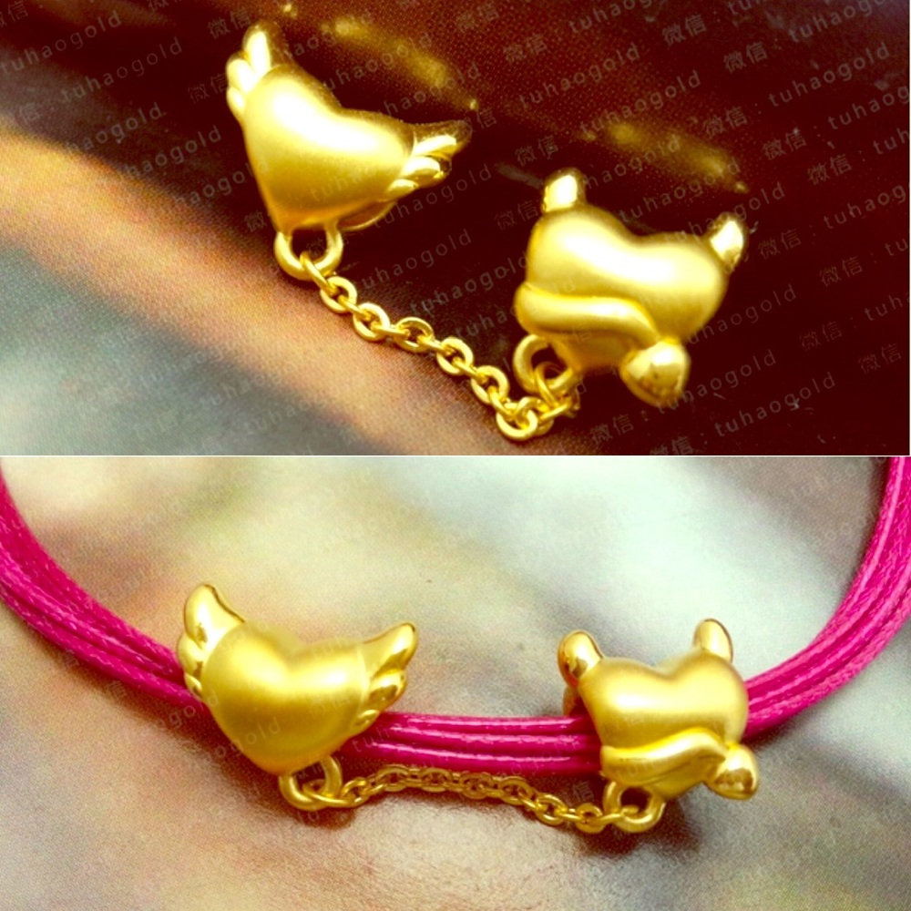 24k andel/demon hearts charm/pendant